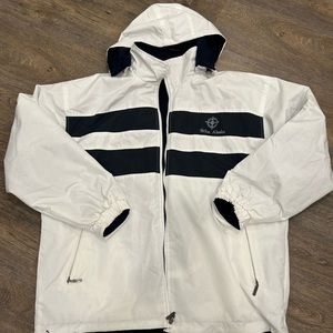 Sitka Alaska Mens XL Reversible Fleece Lined Jacket with Removable Hood